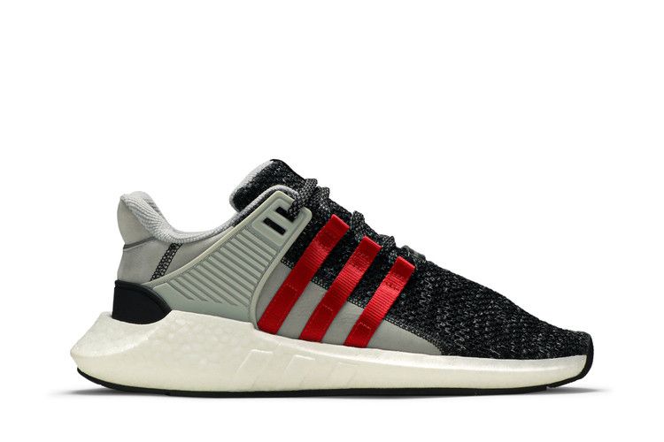 Overkill x adidas EQT Support Future 'Coat of Arms' — Black/Grey/Red
