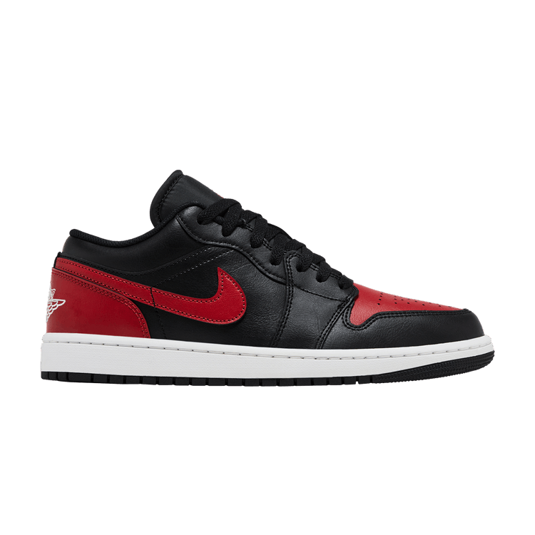 Air Jordan 1 Low 'Bred' — Black/Varsity Red/White