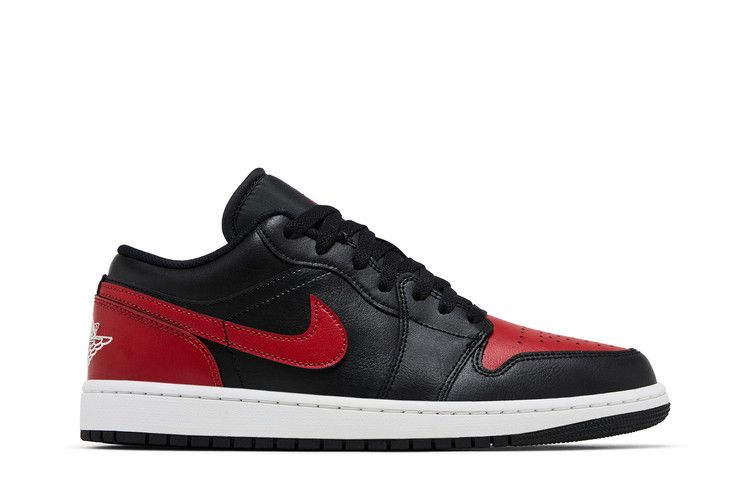 Air Jordan 1 Low 'Bred' — Black/Varsity Red/White