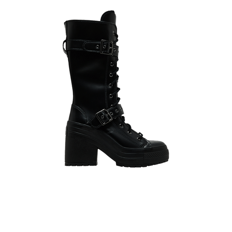 Converse Wmns Chuck 70 De Luxe XX High 'Triple Black' — Black/Black/Black