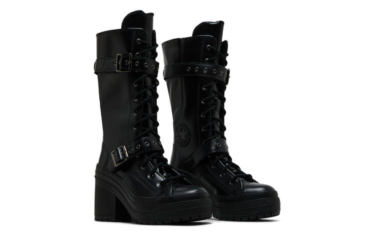Converse Wmns Chuck 70 De Luxe XX High 'Triple Black' — Black/Black/Black