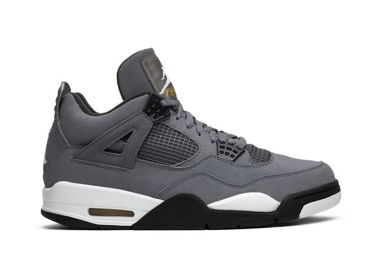 Air Jordan 4 Retro 'Cool Grey' 2004 — Cool Grey/Chrome/Dark Charcoal/Varsity Maize
