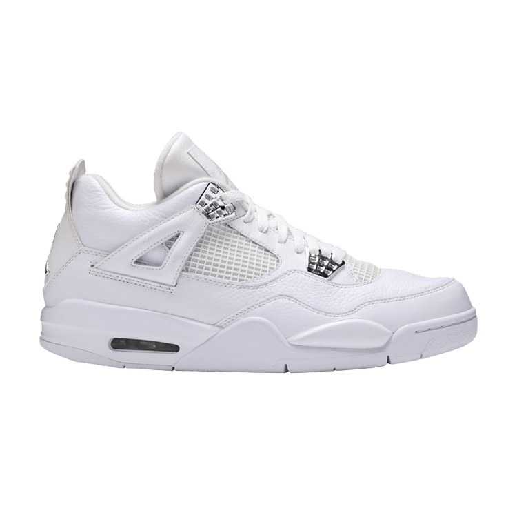 Air Jordan 4 Retro '25th Silver Anniversary' — White/Metallic Silver