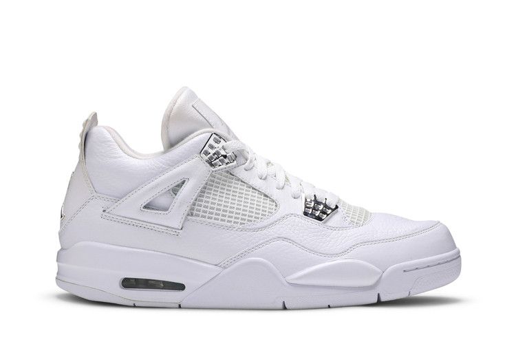 Air Jordan 4 Retro '25th Silver Anniversary' — White/Metallic Silver