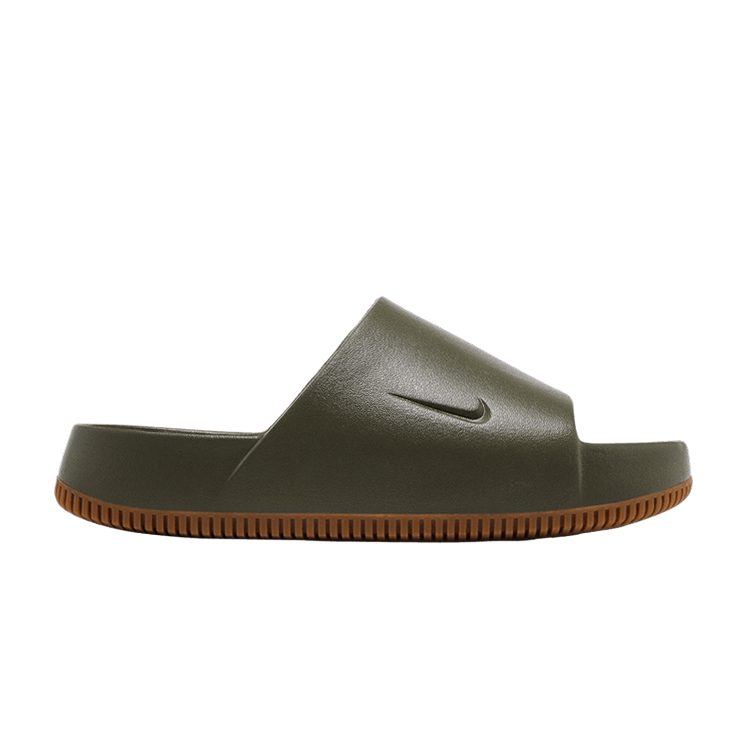 Nike Calm Slide 'Medium Olive Gum' — Medium Olive/Gum Medium Brown/Medium Olive