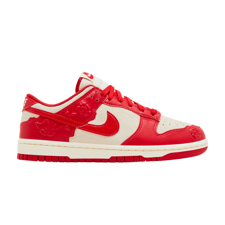 Nike Wmns Dunk Low 'Roses' — Coconut Milk/University Red/Pale Ivory