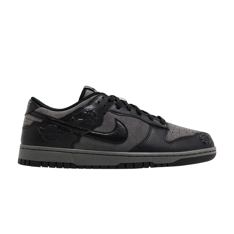 Nike Wmns Dunk Low 'Black Roses' — Iron Grey/Black/Iron Grey