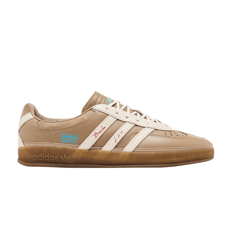 Bad Bunny x Lionel Messi x adidas Gazelle Indoor 'La Voz De Los Fans' — Cardboard/Cream White
