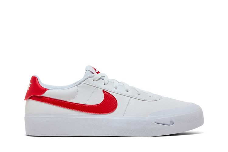 Nike Court Shot 'White University Red' — White/Photon Dust/Wolf Grey/University Red