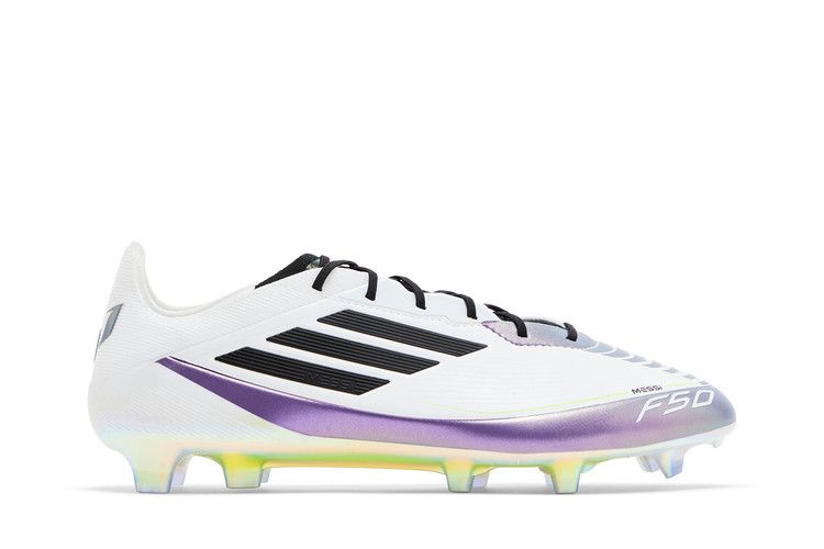 adidas Messi Adizero F50 Elite FG 'Triunfo Estelar Pack' — Cloud White/Core Black/Purple