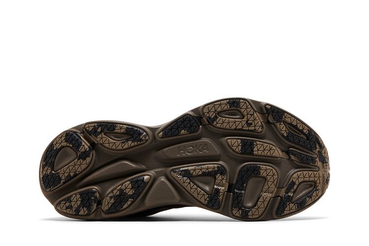 HOKA Bondi 8 Caged 'Stealth Tech Pack' — Umber/Deep Umber