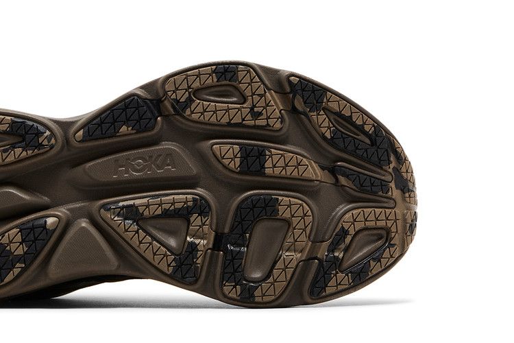 HOKA Bondi 8 Caged 'Stealth Tech Pack' — Umber/Deep Umber
