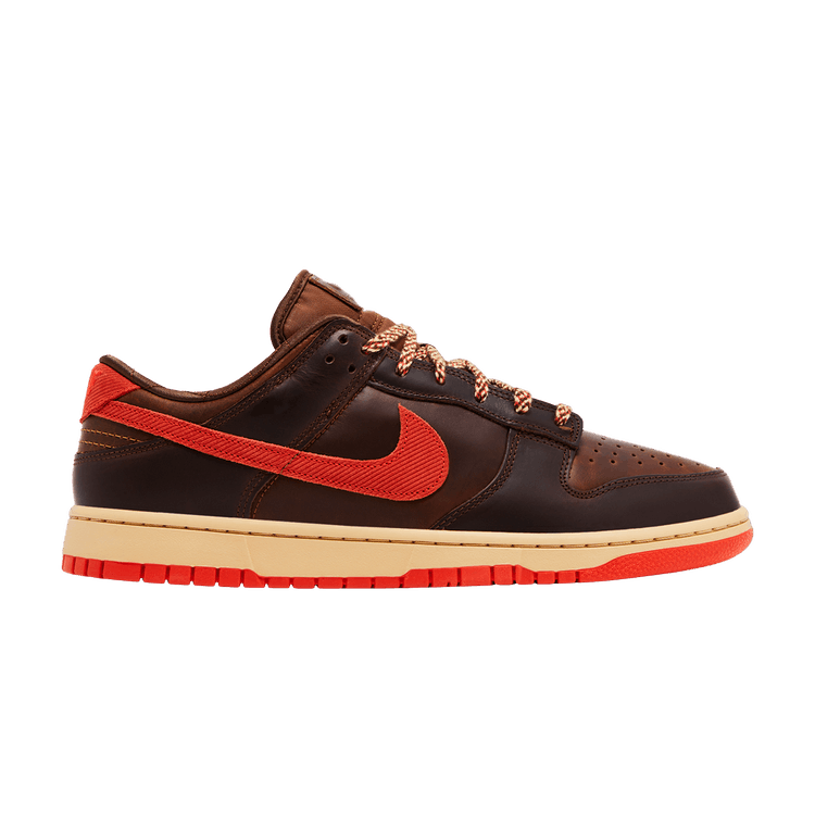 Nike Dunk Low 'Light British Brown' — Light British Tan/Sesame/Cacao Wow/Picante Red