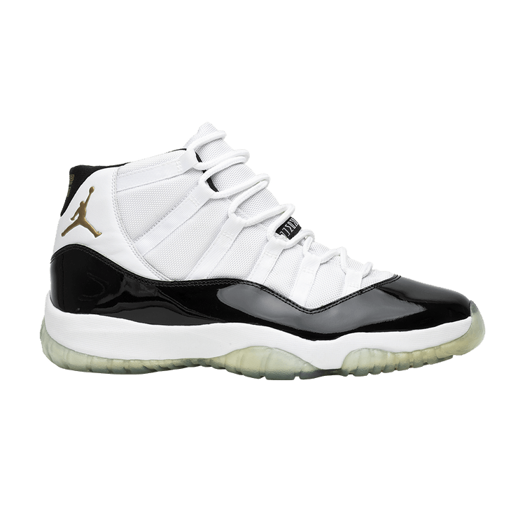 Air Jordan 11 Retro 'Concord - Defining Moments Pack' — White/Metallic Gold-Dark Concord