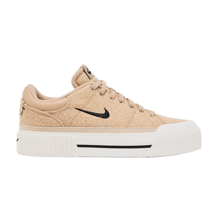 Nike Wmns Court Legacy Lift 'Hemp' — Hemp/Sail/Sanddrift/Black