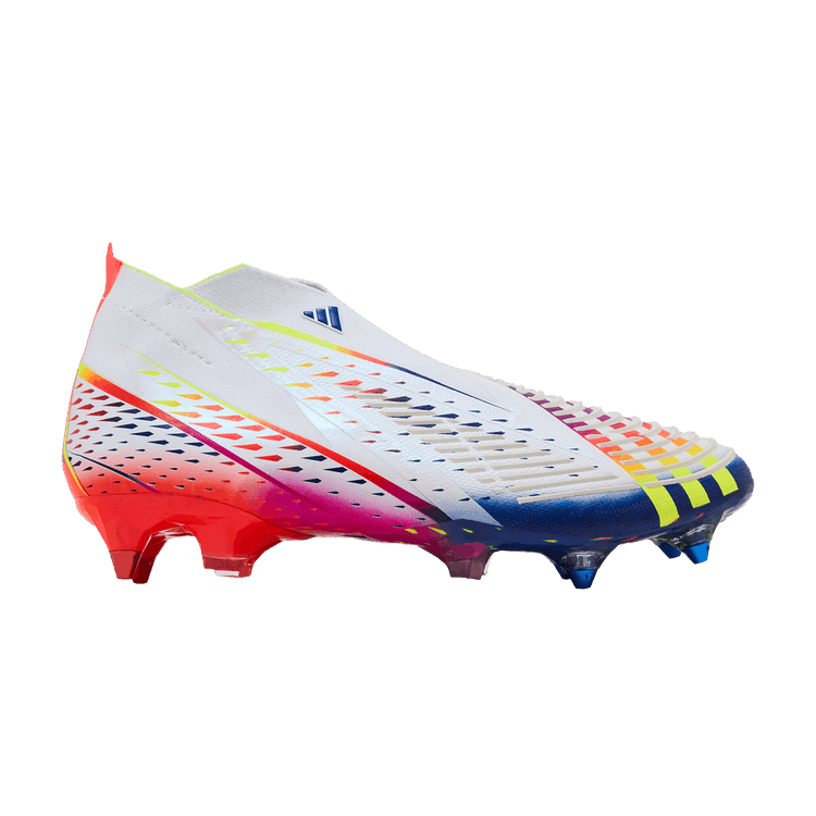 adidas Predator Edge+ SG 'Al Rihla Pack' — Cloud White/Solar Yellow/Power Blue