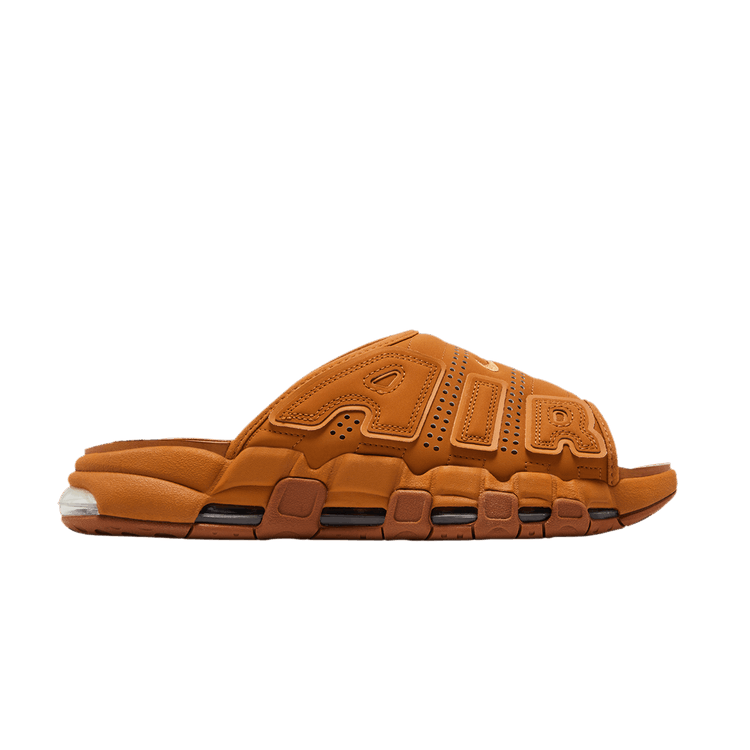 Nike Air More Uptempo Slide 'Flax' — Wheat/Flax