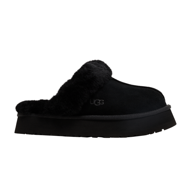 UGG Wmns Disquette Slipper 'Black' — Black