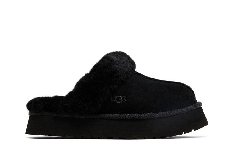 UGG Wmns Disquette Slipper 'Black' — Black
