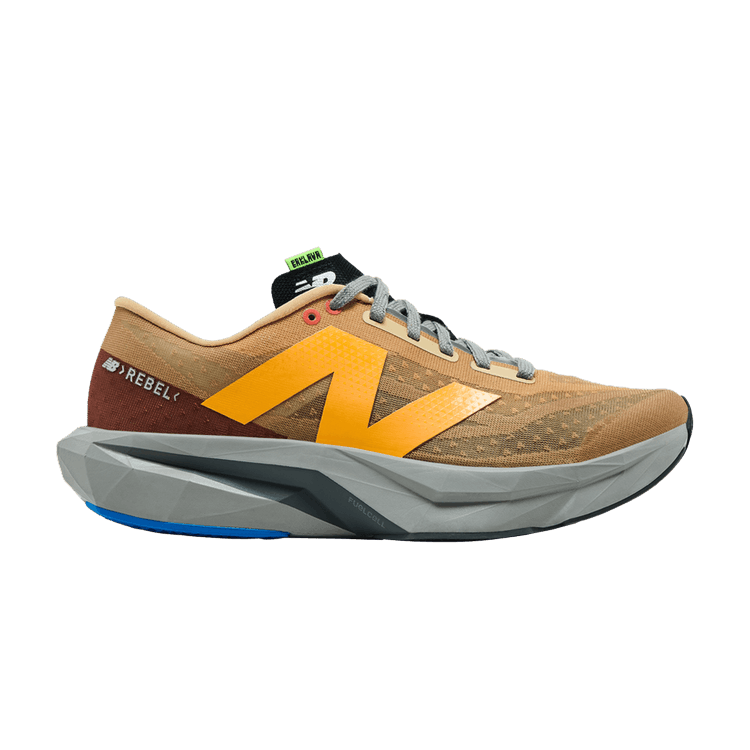 Action Bronson x New Balance FuelCell Rebel v4 'Foxtrot' — Brown/Grey