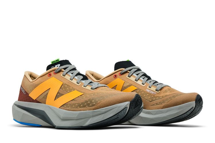 Action Bronson x New Balance FuelCell Rebel v4 'Foxtrot' — Brown/Grey
