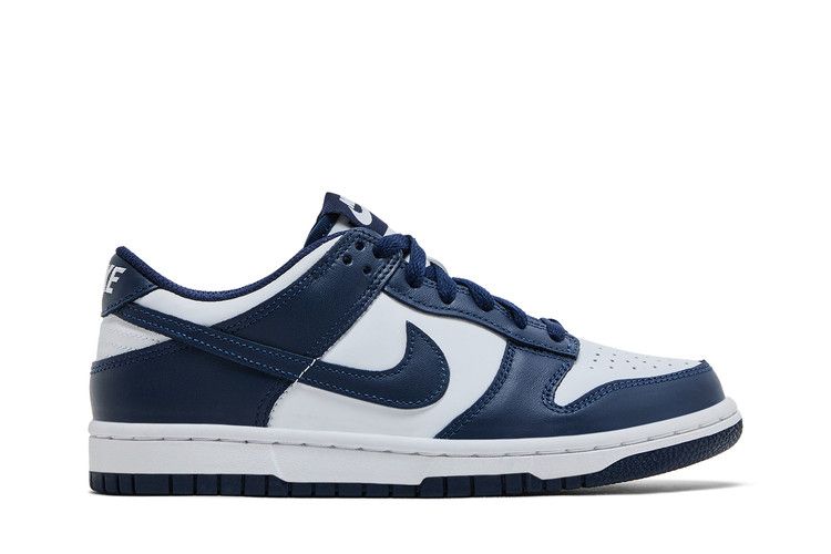 Nike Dunk Low 'Midnight Navy' 2025 — White/Midnight Navy (2)