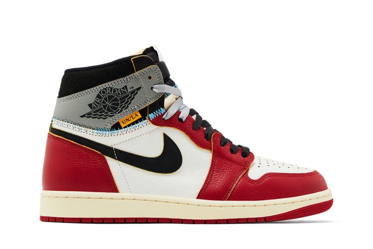 Union LA x Air Jordan 1 Retro High OG SP 'Chicago Shadow' — Varsity Red/Black/Sail/Shadow Grey/Muslin