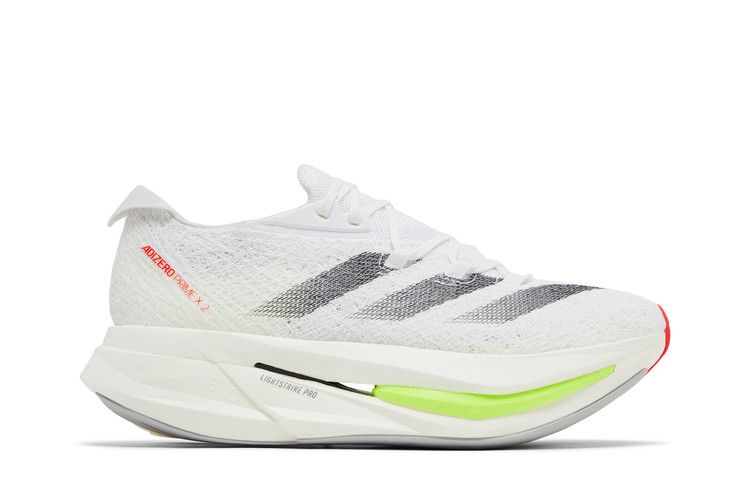 adidas Adizero Prime X 2.0 Strung 'White Black Lucid Red' — Cloud White/Core Black/Lucid Red