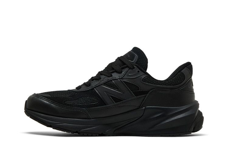 Comme des Garçons Homme x New Balance 990v6 Made in USA 'Black' — Black/Black