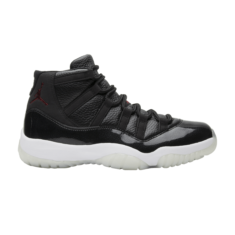 Air Jordan 11 Retro '72-10' — Black/Black-Varsity Red