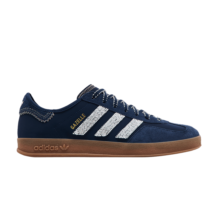 CLOT x adidas Gazelle Indoor 'Collegiate Navy Off White' — Collegiate Navy/Off White/Gum