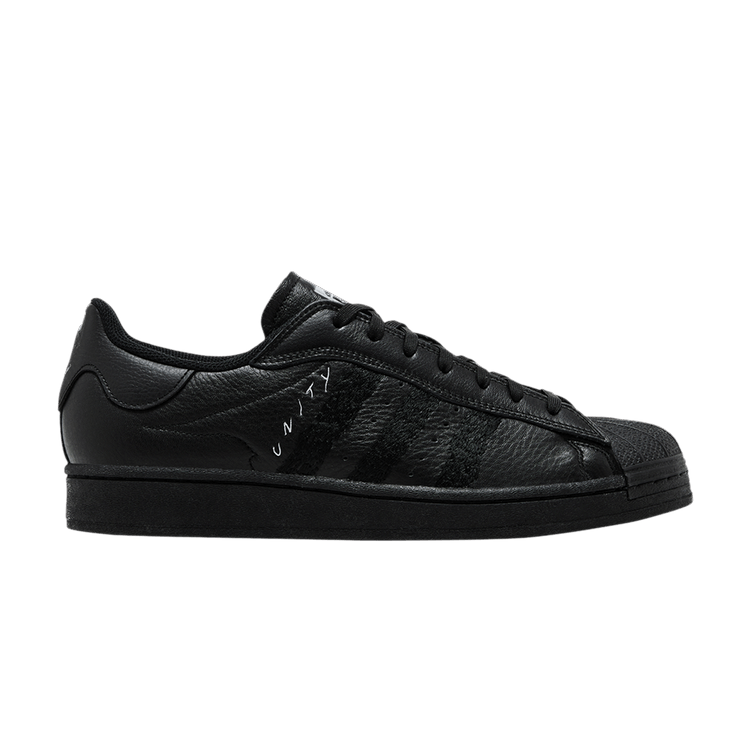 Unity x adidas Superstar ADV 'Unity Through Skateboarding' — Core Black/Core Black/Silver Metallic