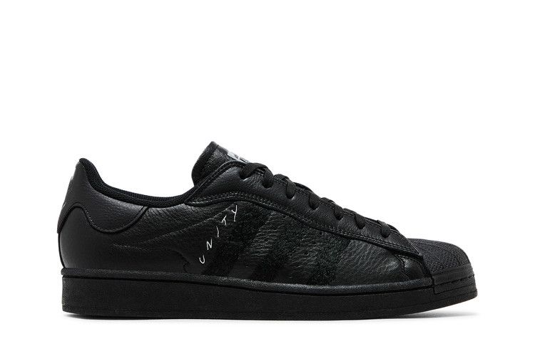 Unity x adidas Superstar ADV 'Unity Through Skateboarding' — Core Black/Core Black/Silver Metallic