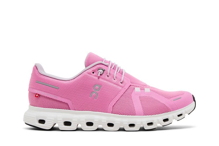 ON Wmns Cloud 6 'Raspberry White' — Raspberry/White