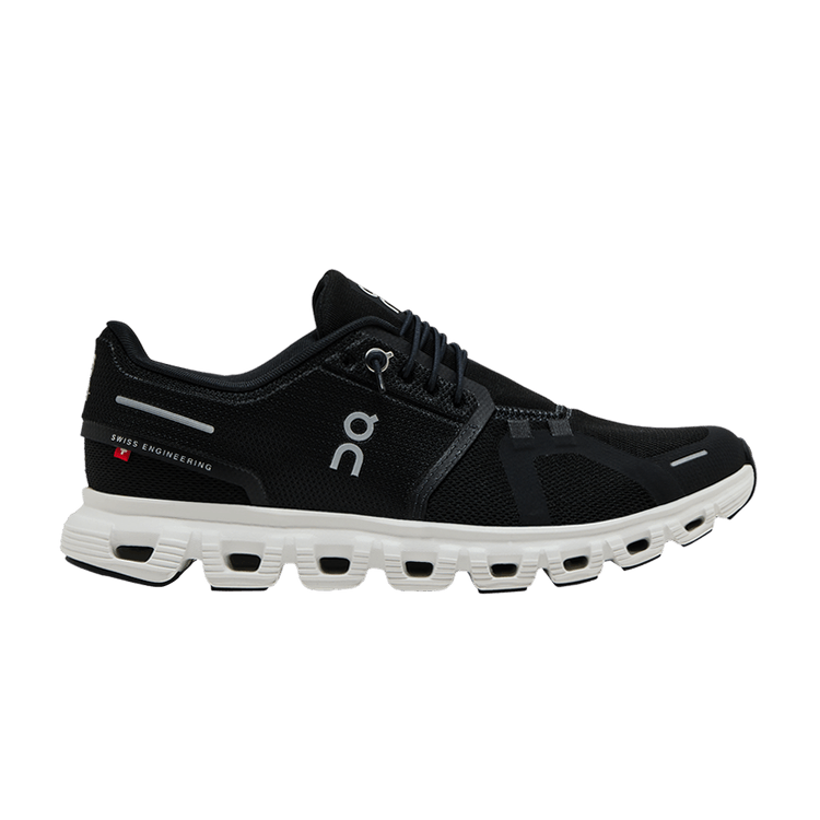 ON Wmns Cloud 6 'Black White' — Black/White