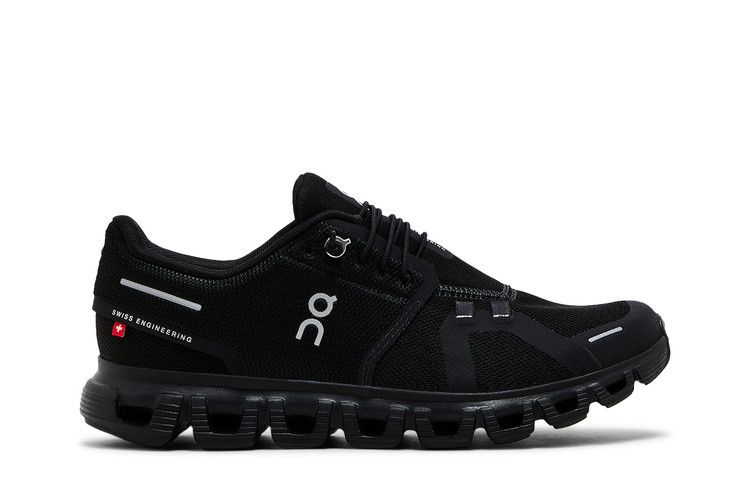 ON Wmns Cloud 6 'Triple Black' — Black/Black