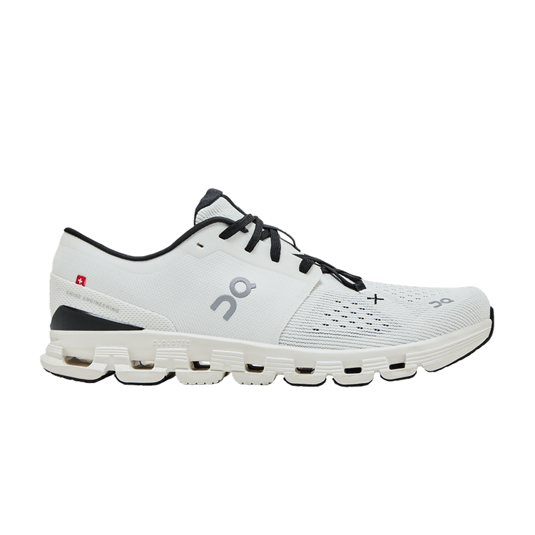 ON Cloud X 4 'Ivory Black' — Ivory/Black