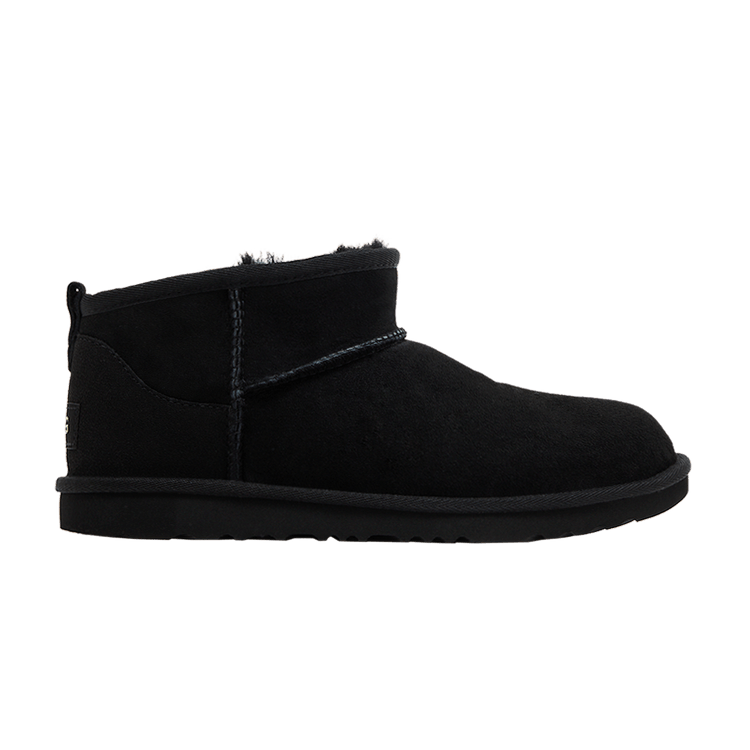 UGG Classic Ultra Mini Boot Kids 'Black' — Black