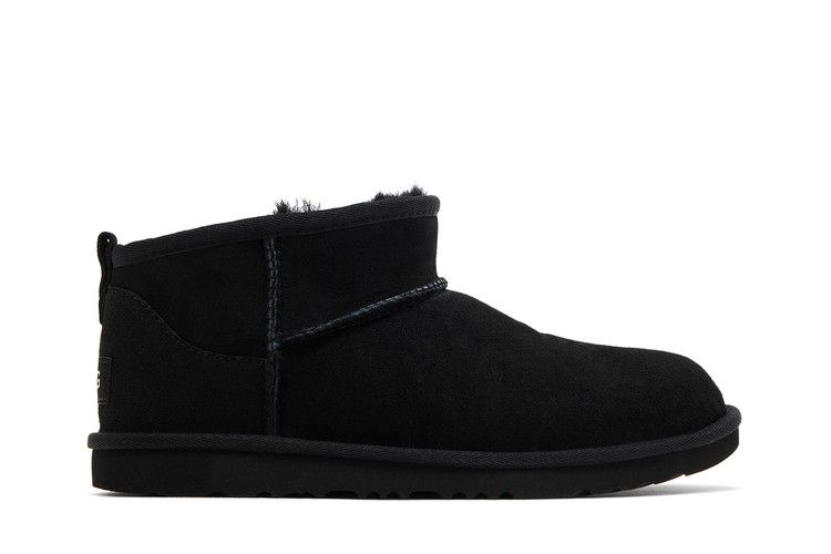 UGG Classic Ultra Mini Boot Kids 'Black' — Black