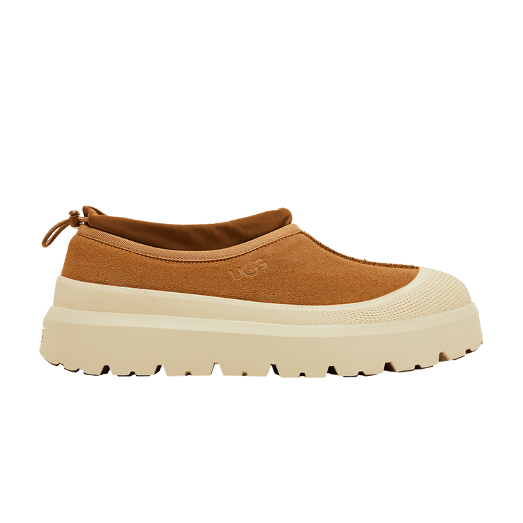 UGG Tasman Weather Hybrid Slipper 'Chestnut Whitecap' — Chestnut/Whitecap