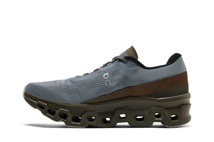 The Loop Running Supply x Pleasures x Cloudmonster 2 'Mist Olive' — Mist/Olive
