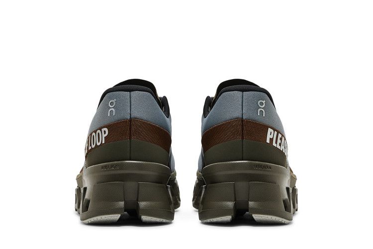 The Loop Running Supply x Pleasures x Cloudmonster 2 'Mist Olive' — Mist/Olive