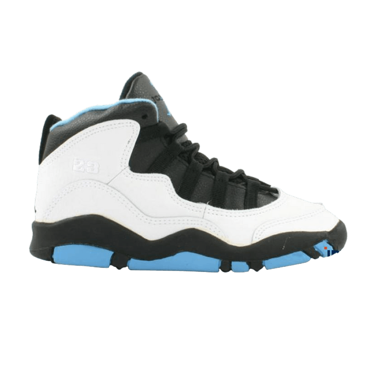 Sky Air Jordan 10 Bp — White/Black-Dark Powder Blue