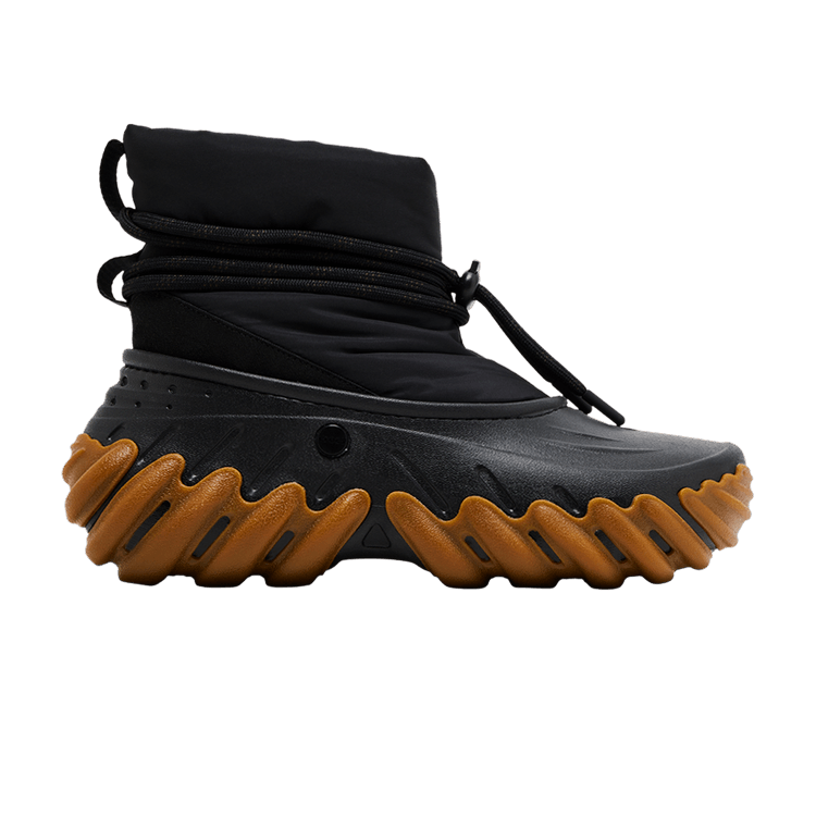 Crocs Echo Boot 'Black Gum' — Black