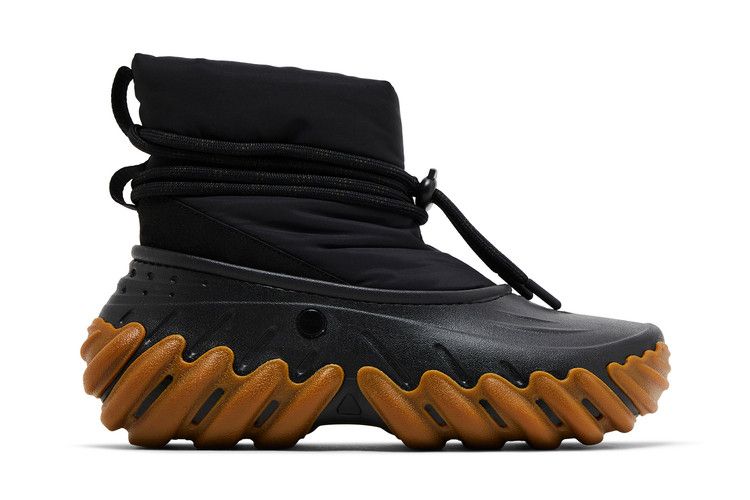 Crocs Echo Boot 'Black Gum' — Black