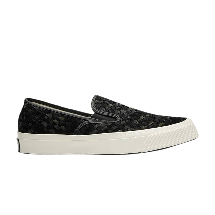 Converse Deck Star 67 Slip-On 'Black Woven' — Black/Black