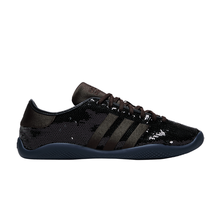 Wales Bonner x adidas Karintha 'Brown Sequins' — Core Black/Silver Metallic/Dark Brown