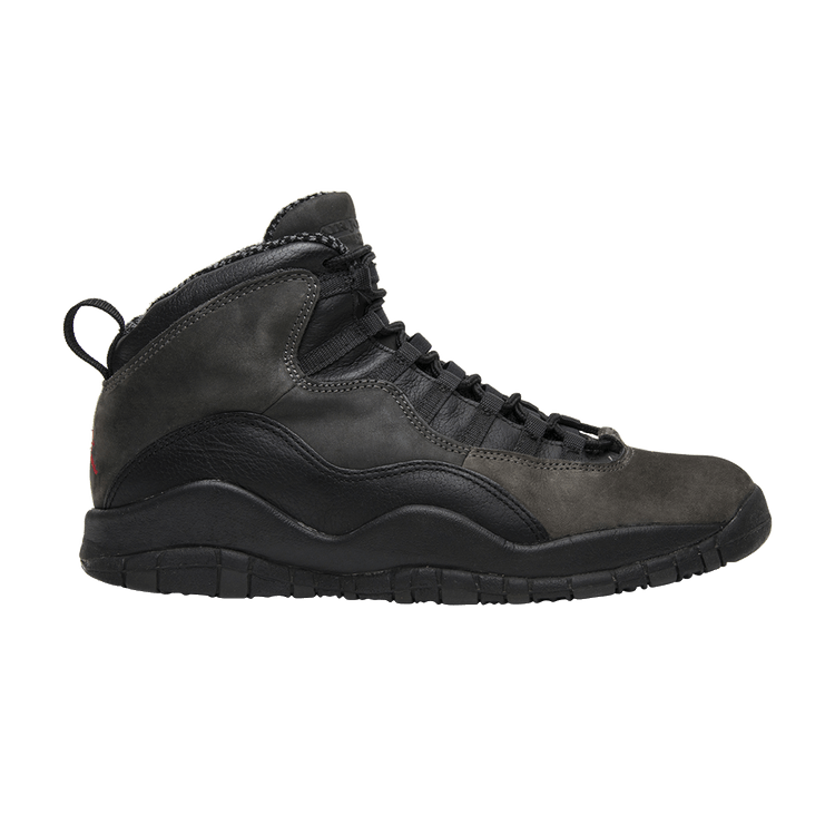 Air Jordan 10 OG 'Shadow' — Black/Dark Shadow-True Red