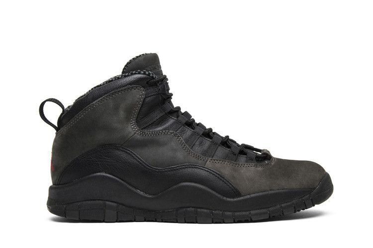 Air Jordan 10 OG 'Shadow' — Black/Dark Shadow-True Red
