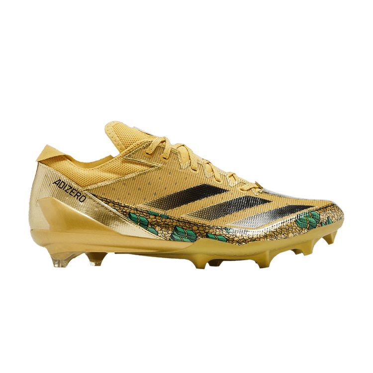 Disney x adidas Adizero Electric 'Scrooge McDuck' — Gold Metallic/Core Black/Preloved Green